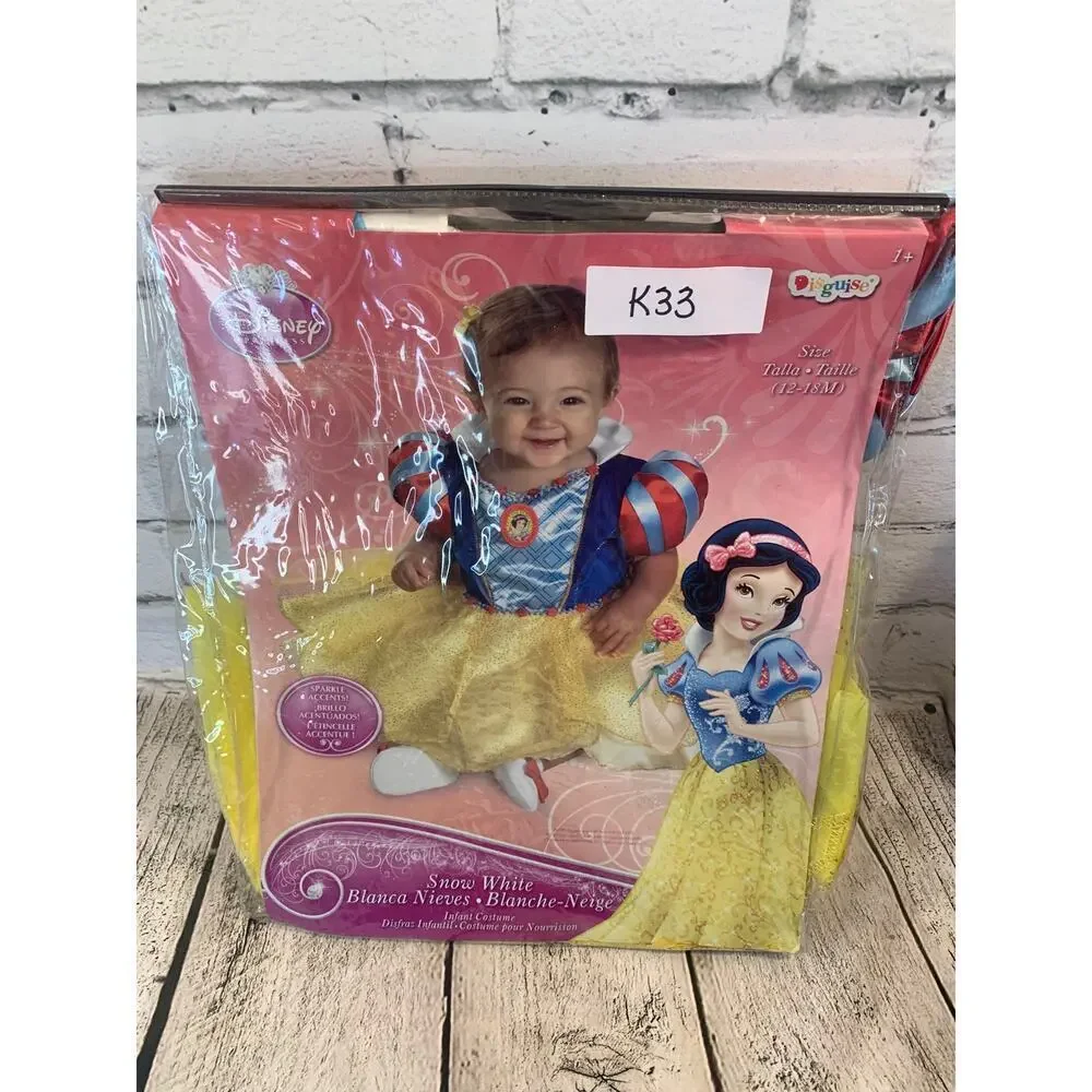 DISGUISE DISNEY PRINCESS Infants Snow White Costume / Size: 12-18 Months